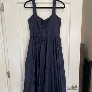 New - Navy Blue Jason Wu Collection Midi Dress